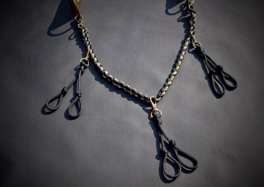 Bare Leather Lanyard