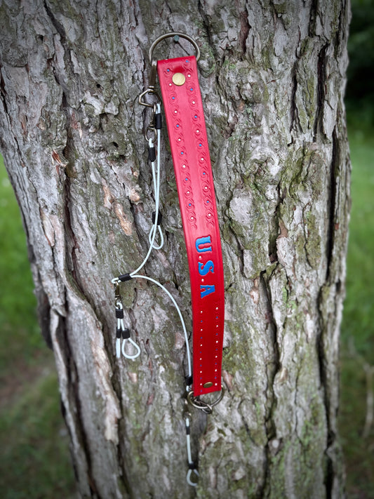 Red, White and Blue Lanyard