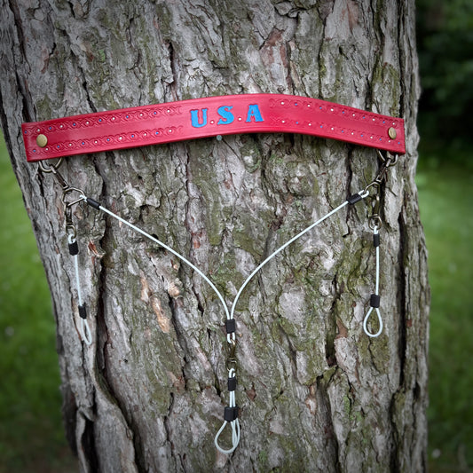 Red, White and Blue Lanyard